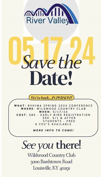 RVHIMA Spring Conference - May 17, 2024